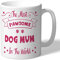 Dog Mum Mug Pawsome Gifts (Raspberry Print) for Women Lover Owner Present Ceramic 10oz/300ml