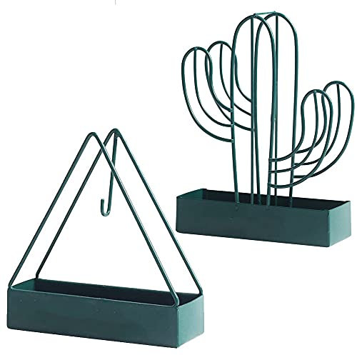 Whcctl Support Bobine Moustique, 2 Pièces Support en Le Fer Anti Moustique Suspendu, Porte Encens Spirale Anti Moustiques, Mosquito Coil Holder, pour Maison, Jardin et Camping (Vert)