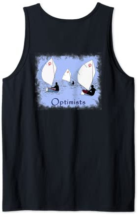 Schlauchboot Segeln Optimist Racing Tank Top