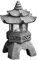 Farol LED solar de la pagoda de St que no se decolora, lámpara de torre zen y torre St para balcón
