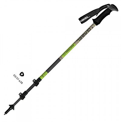 GABEL Trekkingstöcke Modell MONT BLANC 4.0 GREEN Teleskop aus Aluminium - Made in Italy