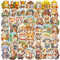 Bric Dodo 50 Stück Kleine Tiere Aufkleber Auto Laptop Telefon Gitarre Skateboard Motorrad Fahrrad Animal Stickers Set Vinyl Wasserdicht Aesthetic Aufkleber für Jugendliche Kinder Erwachsene