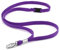 CKB LTD Premium Lanyards Umhängeband mit Breakaway und Drehgelenk Metall Clip für Ausweishalter Lanyard Einfarbig Lila Packung mit 20