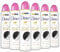 Dove Deodorante Spray Advanced Care Invisible Care, con Formula Idratante e Delicata sulla Pelle, Formula Anti-macchia, Pelle Asciutta Fino a 72 Ore, Deodorante Uomo e Donna, 6 Pezzi da 150ml