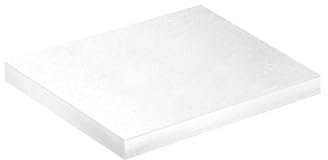 dekora - Base para Tartas Cuadrada - Medidas 25 x 25 cm - Bandeja de Cartón Rígido Recubierto con Papel de Aluminio - Apto para Contacto Alimentario y Reutilizable - Color Blanco