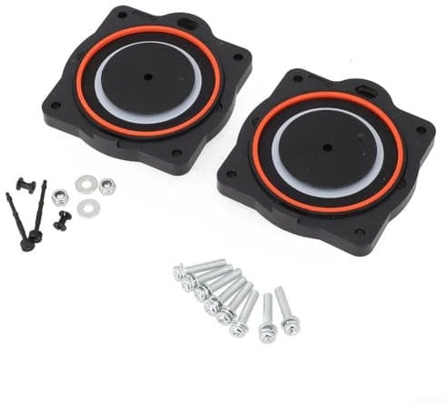 Air Pump Diaphragm Rebuild Kit Replacement For Hp-60/Hp-80, 2X Diaphrams With 10Xscrew Clamp Washer