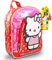 Hello Kitty Mini-Rucksack f r Damen 25,4 cm Hello Kitty Rucksack mit Fronttasche und Pailletten plus Lesezeichen | Hello Kitty Rucksack Geldb rse B ndel, Hello Kitty Rucksack f r Damen, Hello Kitty
