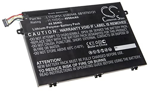 vhbw batteria sostituisce Lenovo 01AV445, 5B10W13887, 01AV447, 01AV446, 01AV448 per notebook (4050mAh, 11,1V, Li-Poly)