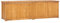 prissent Aufbewahrungsbox für den Garten, 175 x 50 x 55 cm, Außenschrank, Terrassenschrank, Gartenschrank, Truhe für den Außenbereich, Möbel, Balkon, Braun, Massivholz, Teakholz
