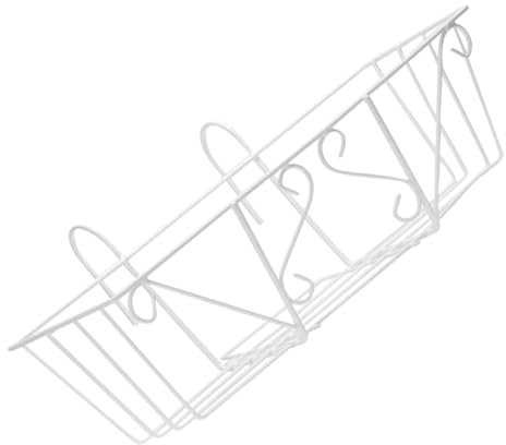 Levemolo Support de Rangement pour Pot de Fleurs Panier de Jardinière Support de Pot de Fleurs Suspendu Cintre pour Plantes de Fenêtre pour L'extérieur