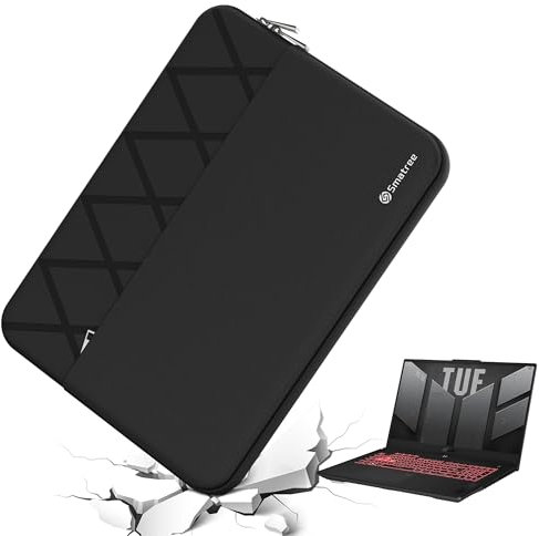 Smatree Housse pour Ordinateur Portable 17,3 Pouces pour ASUS TUF Gaming A17/F17 2023/2022/2021, ASUS ROG Zephyrus S17 2021, étui de Protection avec Poche pour Accessoires (E815)