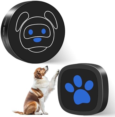 Whimsii Dog Doorbell for Toilet Training, Wireless Dog Door Bell Ring to Go Outside, IP65 Waterproof Touch Button, 50 Melodies & 1000 Feet Range