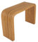 sweeek - Console en rotin Naturel. 110cm. Bords arrondis. L 110 x P 35 x H 75cm