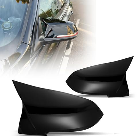 Spiegelabdeckungen Kompatibel mit Rückspiegel Abdeckung 1er F20 F21/2er F22 F23 F87/3er F30 F31 F34/4er F32 F33 F36/i3 I01/X1 E84 2011-2019