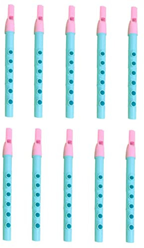 TOYANDONA 10stücke Kleine Klarinette Aus Kunststoff Flöte Für Junge Mädchen Anfänger Einfach Zu Bedienen Für Musikunterricht