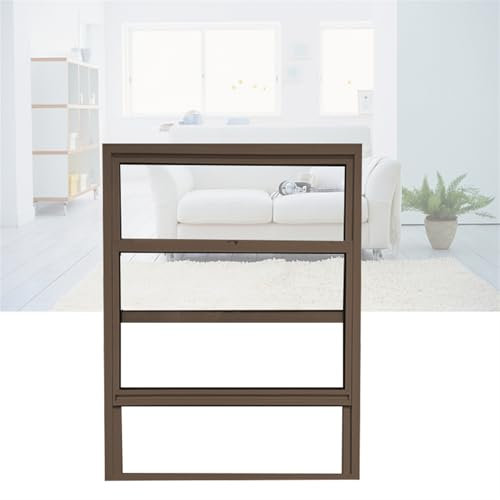 IYUESQ Finestre a Doppia Anta a Filo, Finestra Girevole con Ventilazione isolata, Finestra di Servizio per Camion di Cibo in Lega di Alluminio, Finestra per Tetto in Vetro Rinforzato da 5