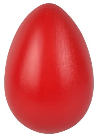 P.O.S.BIKA - Lebensmittelattrappen Ei Osterei XXL - 30 cm (Rot Frühlingsfarben, 1 Stück XXL 30 cm)