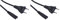 AKYGA AK-RD-02A Câble d'alimentation pour Ordinateur Portable 2 Broches IEC C7/CEE 7/16 Europlug 3,0 m (Lot de 2)