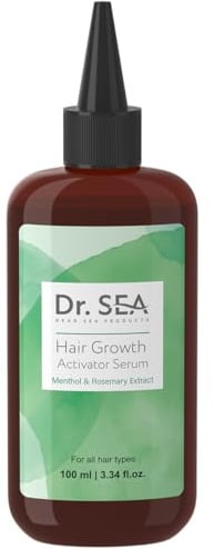 DR. SEA - Haaraktivator-Serum mit Menthol & Rosmarin - 100 ml | Haaraktivator-Serum mit Menthol & Rosmarin: ergänzt die Kopfhautroutine und lässt das Haar kräftiger wirken.