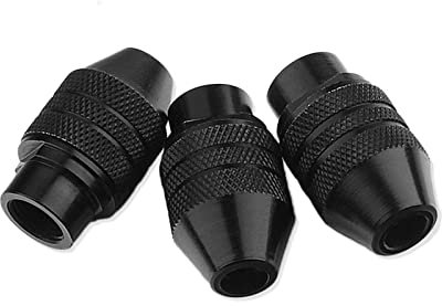 NSNGPAFACZ Mini portabrocas sin Llave, 3 uds., reemplazo de portabrocas de Cambio rápido, Apto for Herramientas rotativas for Dremel Chuck