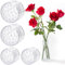 4 Stück Ikebana Twister, Transparenter Hanataba Blumenhalter, Spiral Ikebana Stielhalter Blumenarrangement Halt Lkebana Twister für Vasen, Blumen, DIY Blumenstrauß Stielhalter (2 Größen)