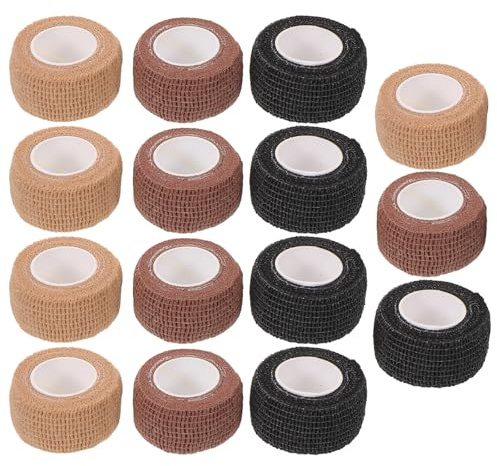 IWOWHERO 15 Stück UV Beständiges Nagelreparatur Tape Selbstklebende Atmungsaktive Gel Fingerschutzhüllen für Maniküre Nagelschutzfolie mit Sonnenschutz für Finger und Handgelenk