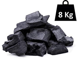 Carbón Vegetal de encina Natural 8kg Barbacoa