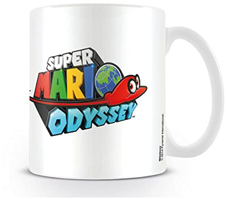 Nintendo Super Mario Odyssey Logo Kaffeetassen, Keramik, Mehrfarbig, 7.9 x 11 x 9.3 cm