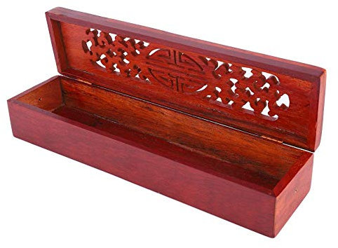 Räucherbox, Räucherstäbchen Box, Räucherkiste Vietnam Nanmu Halter für Räucherstäbchen Buddhist Supply(#3)