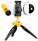 KODAK Smartphone Photography / Vlogging Kit composé d'un objectif grand angle 100° et macro 15x, d'un trépied, d'un anneau lumineux pour les portraits et d'un étui de transport protecteur