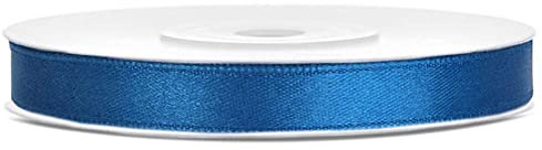 25 Meter Satinband Blau 6mm Schleifenband Blau Dekoband 6mm Geschenkband Hochzeit Geschenkverpackung blaues Band