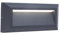 LUTEC LED-Außenwandleuchte Helena aus Aluminium, moderne Wandlampe in Anthrazit, für div. Eingangsbereiche,Außenlampe 11 Watt,450LM, 4000 Kelvin