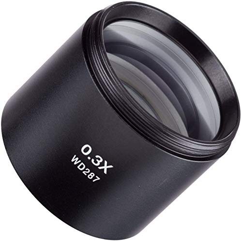 Parco Scientific PAF03 0.3X Barlow Lens for Stereo/Industrial Microscopes (48mm) (Suitable for PA-1F PA -2F PA -3F PA -5F PA -7F PA -8F PA -9F Series)