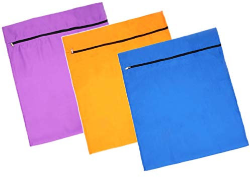 Jumbo Size Pet Laundry Bag Wash Bag Stops Pet Hair Blocking the Washing Machine Ideal for Dog Cat Horse Hair Remover Safely Color Multiple Size (Purple, Size L (80x70cm / 31.5x27.5 inch))