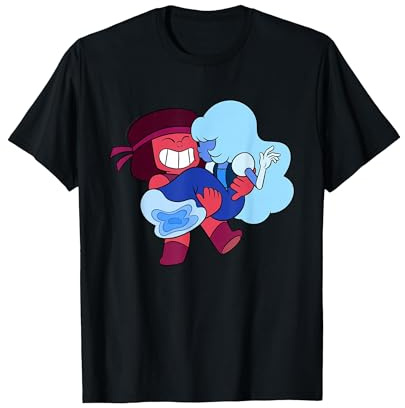 Steven Universe Sweet on Ruby And Sapphire Maglietta