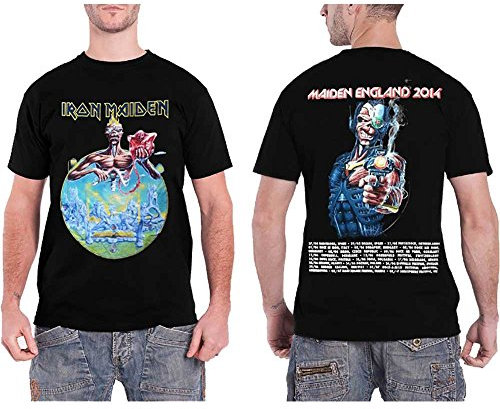 Iron Maiden England 2014 Tour T-Shirt XXL Black