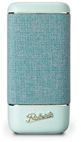 Roberts Beacon 335 altoparlante Bluetooth portatile, ricaricabile, autonomia 15 ore, due radiatori passivi per bassi amplificatori bassi, equalizzatore, accoppiamento stereo blu cielo