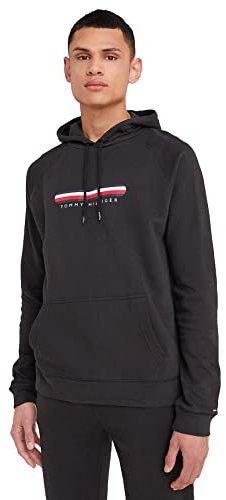 Tommy Hilfiger OH HOODIE, Maglione, Uomo, Black, L