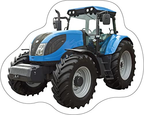 Carbotex Trecker Traktor Form-Kissen Dekokissen Zierkissen für Kinder