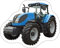 Carbotex Trecker Traktor Form-Kissen Dekokissen Zierkissen für Kinder