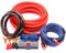 0 Gauge Car Amp Audio Wiring Kit – Welugnal 3000W Car Amplifier subwoofer Wiring Install kit for Your Radio, Subwoofers and Speakers Amp Power Wire，0 Gauge Wire OD：0.33