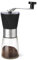 Manual Coffee Grinder with Ceramic Burr Core Coffee Hand Grinder Adjustable Coarseness Hand Crank Coffee Grinder Capacity 25g Small Size Portable (black1)