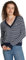 Tommy Jeans Jersey Mujer Cuello de Pico, Multicolor (Navy / White Stripe), M