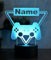 Optechvisual Personalisierte Gaming LED Lampe Gaming room Gaming deko Gamer geschenk zocker geschenk