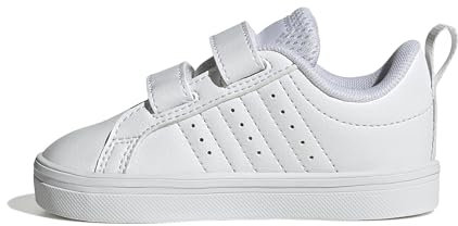 adidas VS Pace 2.0 Shoes Infants, Scarpe da Tennis Unisex-Bimbi 0-24, Ftwr White/Ftwr White/Core Black, 20 EU