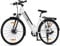 Qekud 26M208 E-Bike, 26 Elektrofahrrad, mit 36V 12.5Ah Li-Ion Akku, 250W Motor, Reichweite bis zu 100KM im Hybrid Modus, Weiß