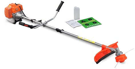 Freimann 52cc Petrol Garden Brush Cutter Strimmer Line Trimmer Kit 2 Stroke Petrol 2 in 1 Kit