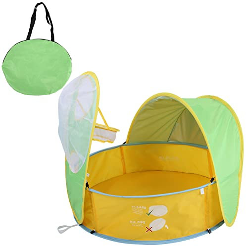 ZAICOLER Tente de Plage pour bébé, Tente de Plage d'été Portable Anti-UV pour Piscine pour Enfants avec Rideau Monocouche pour Bébés Enfants