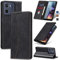 Jasonyu Case for Motorola Moto E15/G15/G05 Leather Wallet Flip Cover with Card Holder,Kickstand, Magnetic Closure,TPU Shockproof Phone Case Compatible with Moto E15 (Black)