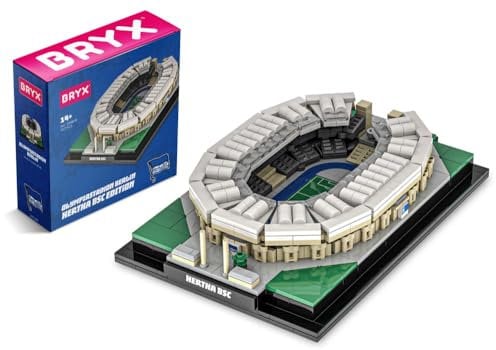 Hertha BSC Berlin 3D Fußballstadion BAU-Set Olympiastadion Bausteine Set HBSCB